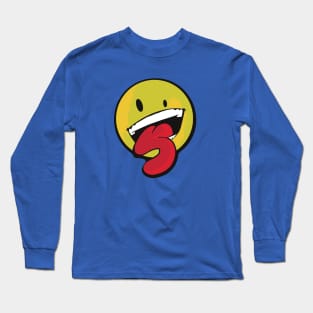 Long Tongue Smiley Long Sleeve T-Shirt